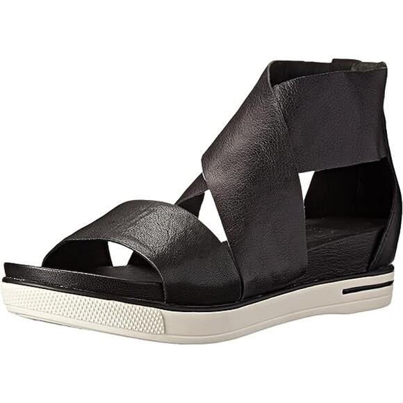 Eileen Fisher Sport Tumbled Leather Sneaker Sandal - Picture 1 of 5